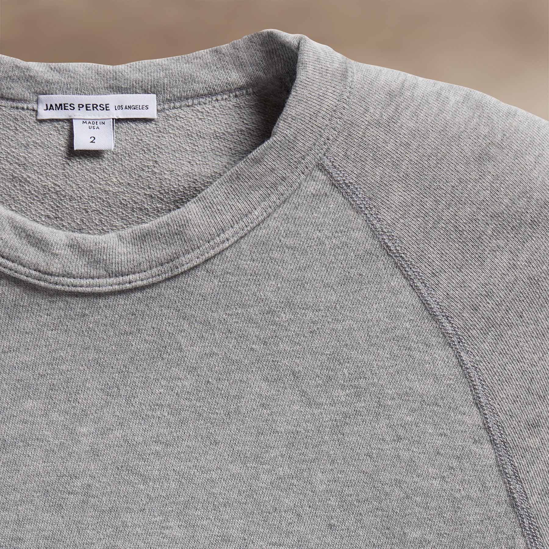 Vintage French Terry Sweatshirt for Women | Heather Grey Pullover | Casual Loungewear & Streetwear Fashion | Perfect for Cozy Days and Stylish Outings