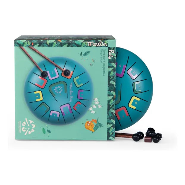 Handpan Tongue Drum - 'Dans La Jungle' Percussion Instrument for Meditation, Yoga & Relaxation | Perfect for Music Therapy and Sound Healing