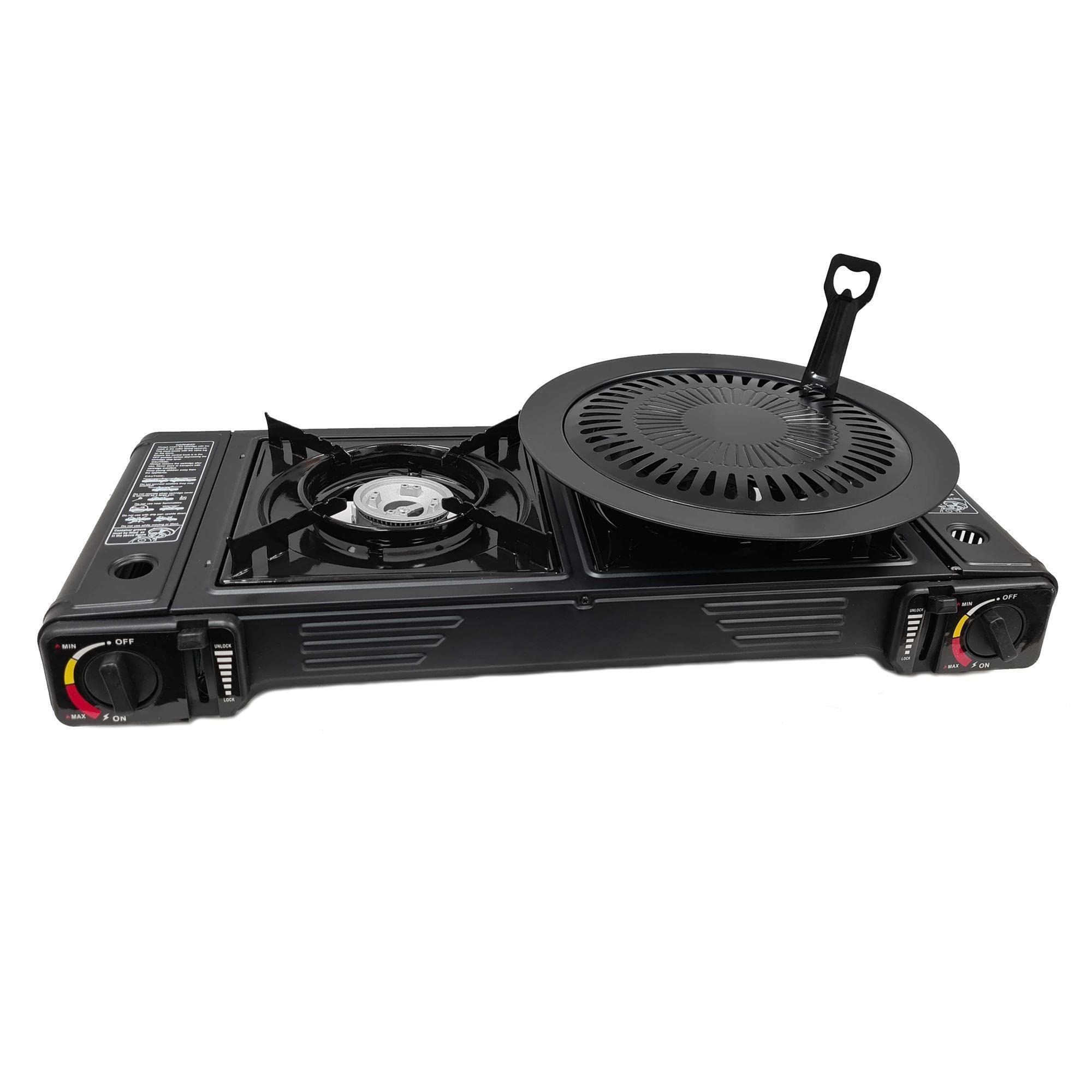 32cm Non-Stick Grill Pan for Gas Stove - BBQ & Camping Accessory