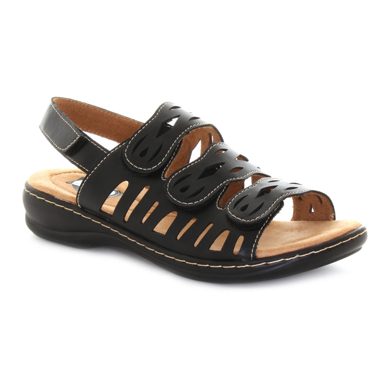 Women's Comfortable Dolly Sandals with Adjustable Back Strap - Casual Summer Shoes for Beach, Walking & Outdoor Activities