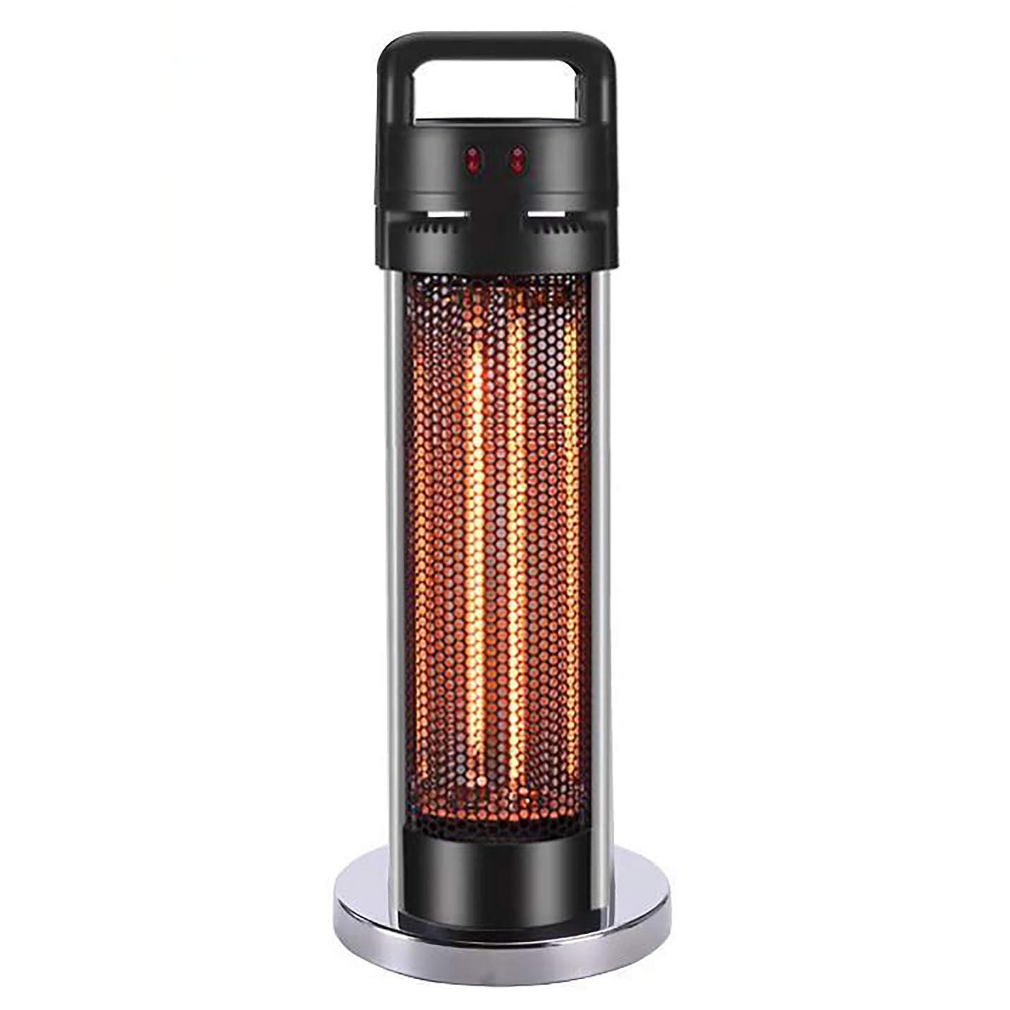 Far Infrared Vertical Heater with 2 Power Settings - Carbon Fiber Heating Tube, Silent Operation, Non-Drying - Covers 1-35㎡ - Perfect for Bedroom, Office & Small Spaces Electric Heating Table