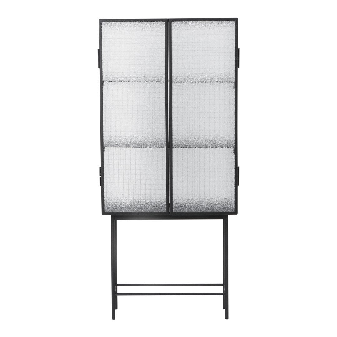 Ferm Living Haze Showcase - Modern Glass Display Cabinet for Home Decor | Perfect for Living Room, Bedroom & Office Organization