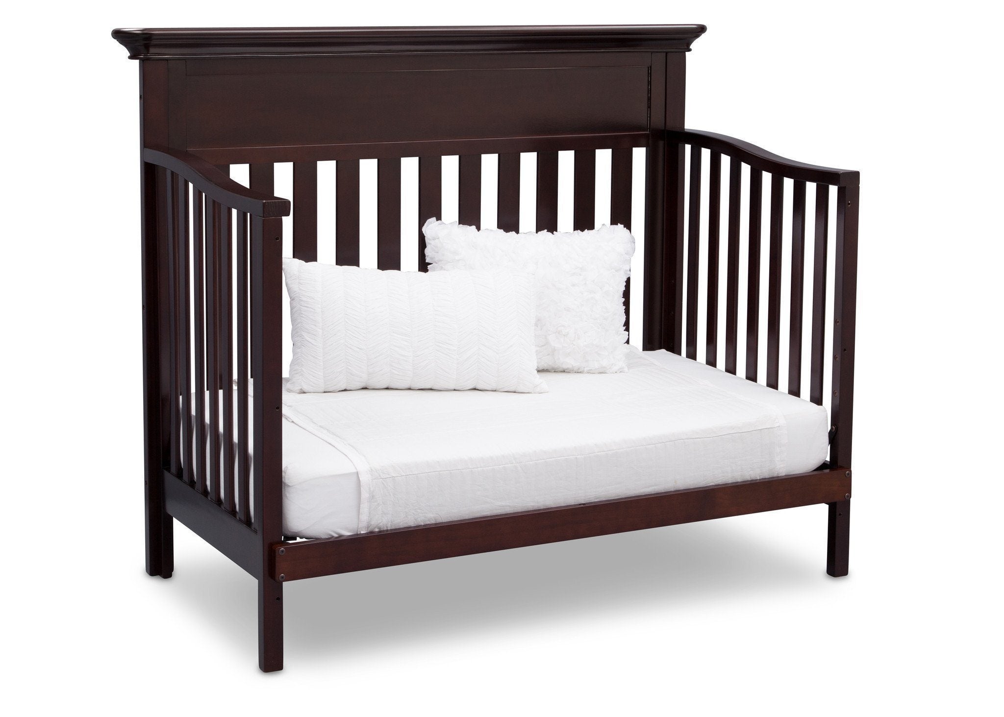 Fernwood 4-in-1 Convertible Baby Crib - Toddler Bed, Daybed & Full-Size Bed Frame - Safe Nursery Furniture for Newborns to Teens - Perfect for Bedrooms, Daycare & Guest Rooms