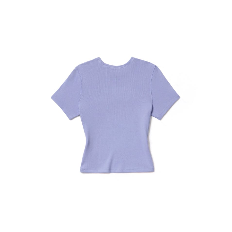 Baby Ribbed Tee - Soft Cotton Lavender T-Shirt for Infants & Toddlers - Perfect for Playtime, Outings & Family Photos
