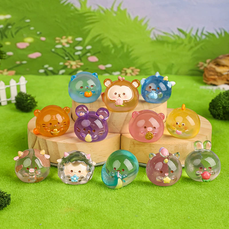 Chinese Zodiac Bean Series 2 Blind Box - 12 Cute Animal Collectible Figures for Kids & Adults - Perfect for Gifts, Party Favors, and Home Decor
