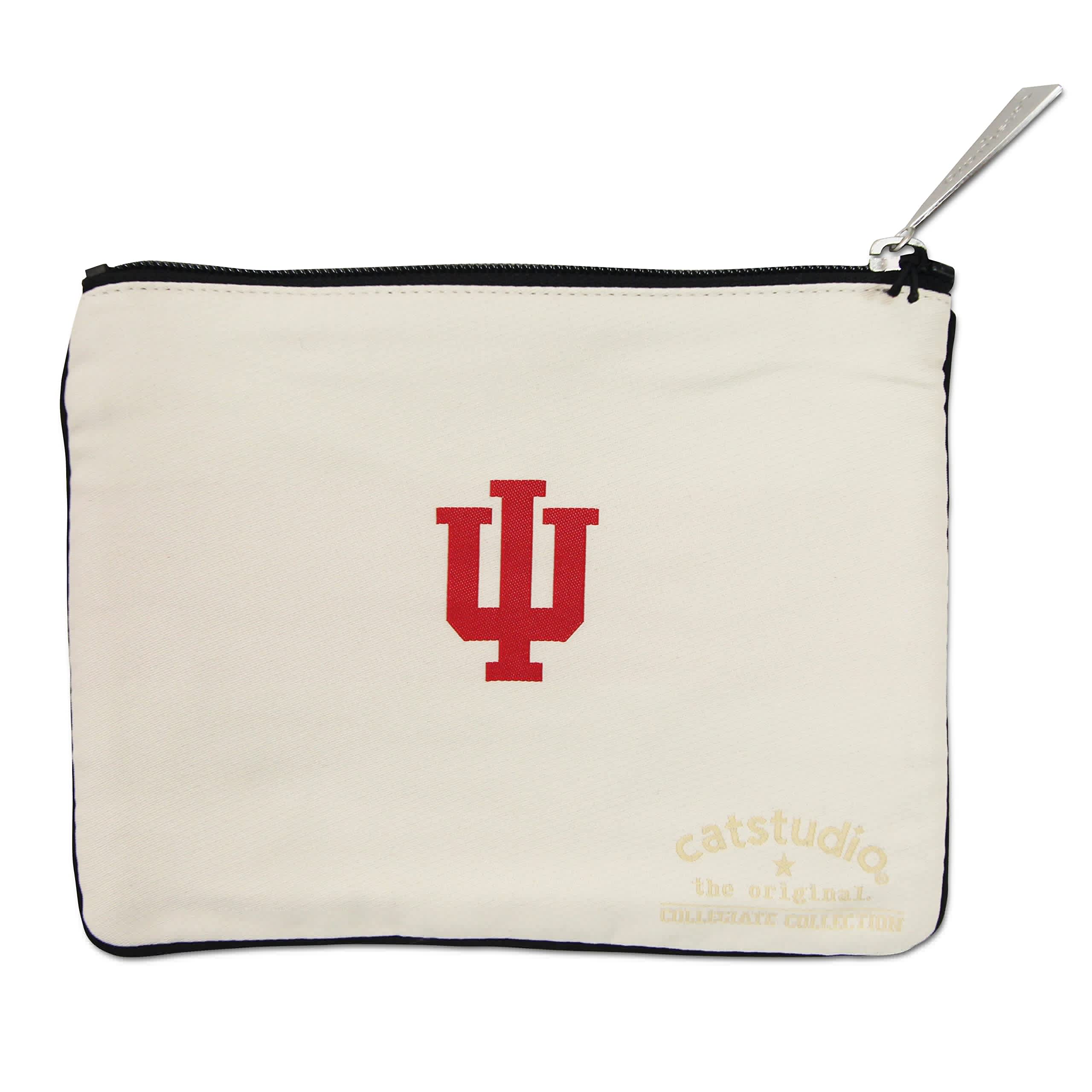 Catstudio Indiana University Collegiate Zipper Pouch - Perfect for Phone, Coins, Makeup & Essentials | School, Travel & Campus Life Accessory