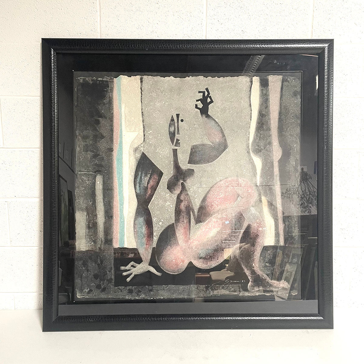 Limited Edition Mujer Sentada Print 102/250 - Signed Artwork for Home Decor & Office Wall Art