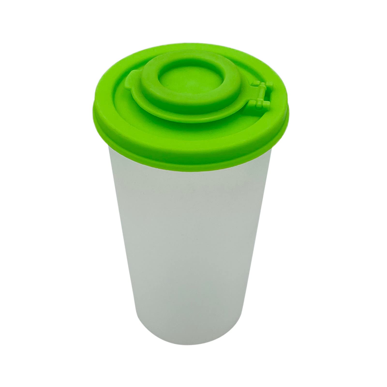 Premium Plastic Airtight Pepper Shaker Set with Red Lids - Camping, Picnic, Travel & Kitchen Essential (Green, One Size) | Perfect for Outdoor Adventures, Home Cooking & Lunch Box Organization