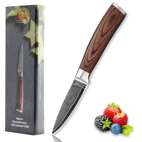 1pc-Damascus Office Knife (3.2 Inch)