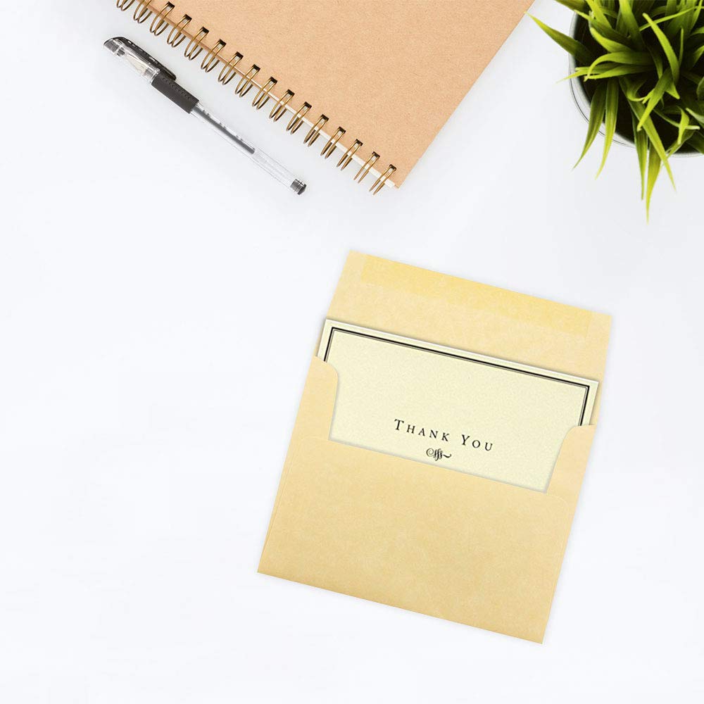JAM PAPER A2 Parchment Invitation Envelopes 250pk - Antique Gold Recycled for Wedding & Events