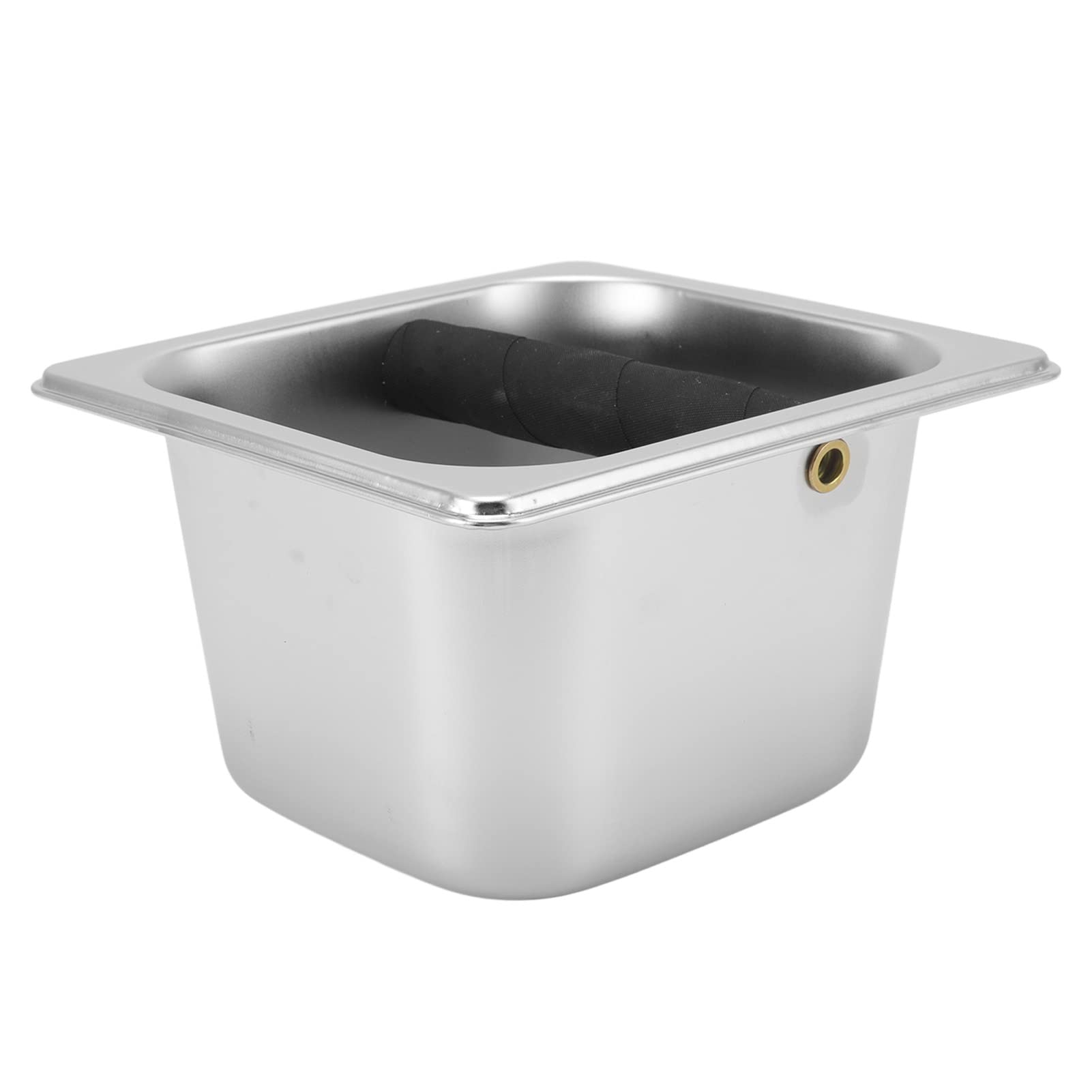 Premium Stainless Steel Coffee Knock Box - Durable Grounds Container for Espresso Machines | Perfect for Home, Cafe, Bar & Restaurant Use