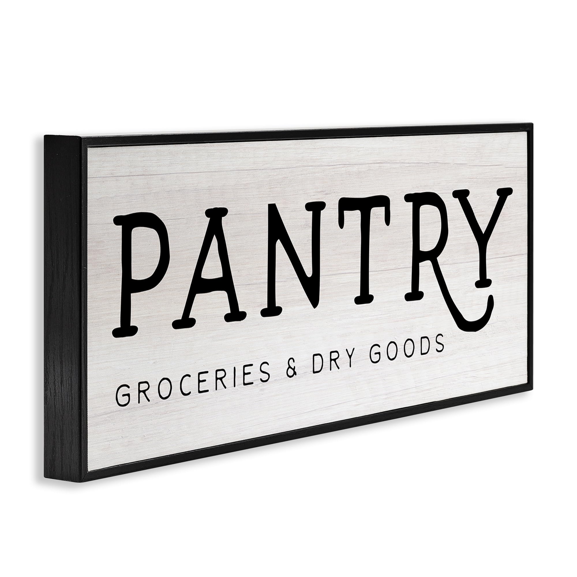 Rustic Pantry Sign for Groceries & Dry Goods - Kitchen Decor