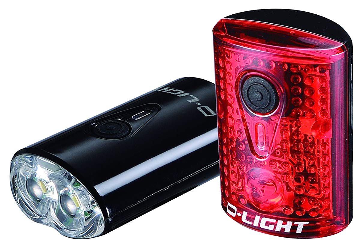 USB Rechargeable LED Bicycle Lights Front and Rear Set - Waterproof Bike Headlight & Taillight for Night Riding, Commuting, and Road Safety
