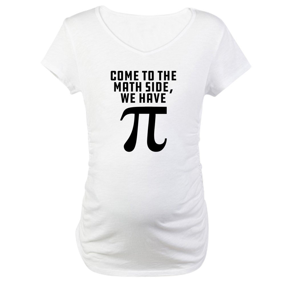 Funny Math Pi Maternity T-Shirt for Pregnant Women - Perfect for Baby Showers, Pregnancy Announcements & Nerdy Moms