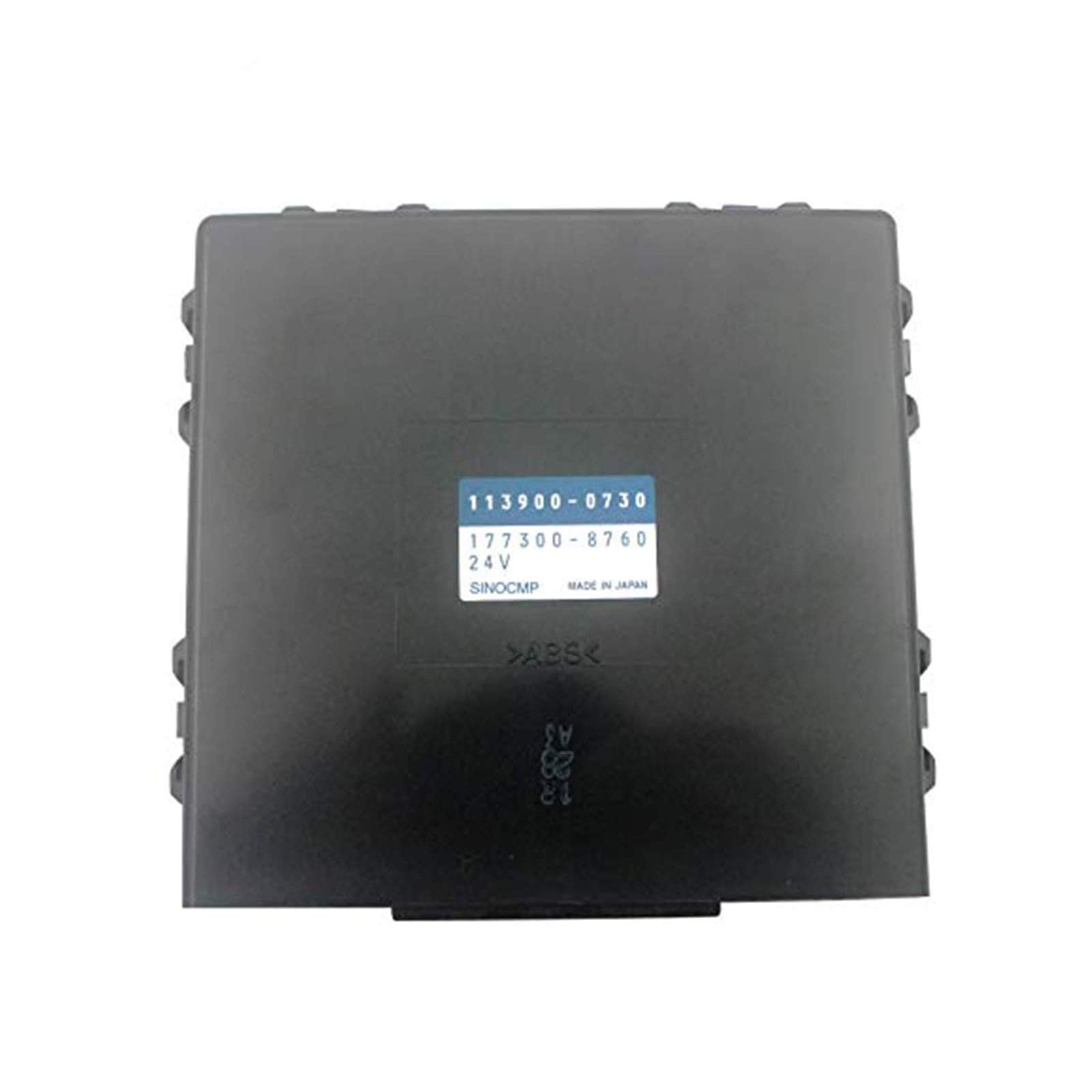 SINOCMP 24V Air Conditioner Controller Panel for Komatsu PC130-8 PC190-8 PC200-8 PC220-8 PC190LC-8 PC220LC-8 PC300-8 Excavator - Replacement Part 177300-8760 113900-0730 - Ideal for Construction & Heavy Equipment Climate Control
