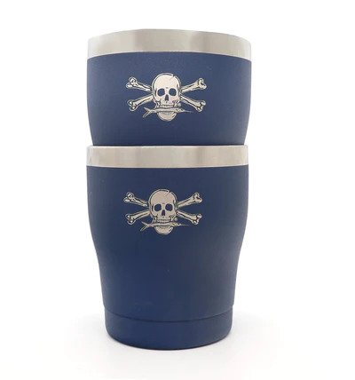 Premium 10oz Calcutta Stainless Steel Double Wall Vacuum Insulated Travel Mug (2-Pack with Lids) - Leakproof & Temperature Retention for Coffee, Tea & Beverages - Ideal for Commuting, Office & Outdoor Adventures