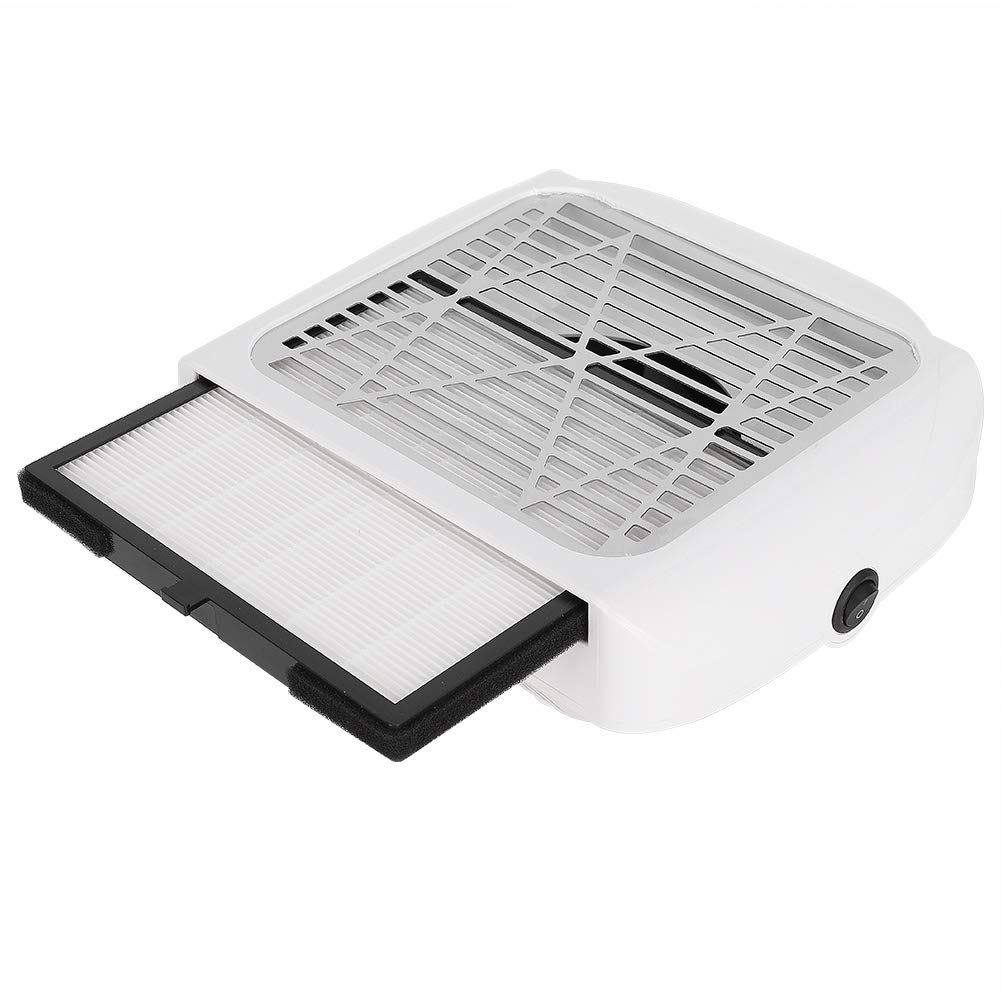 80W Professional Nail Dust Collector with Strong Suction - Portable Nail Art Vacuum for Manicurists & Beginners | Perfect for Salons, Home Nail Care & Nail Art Practice