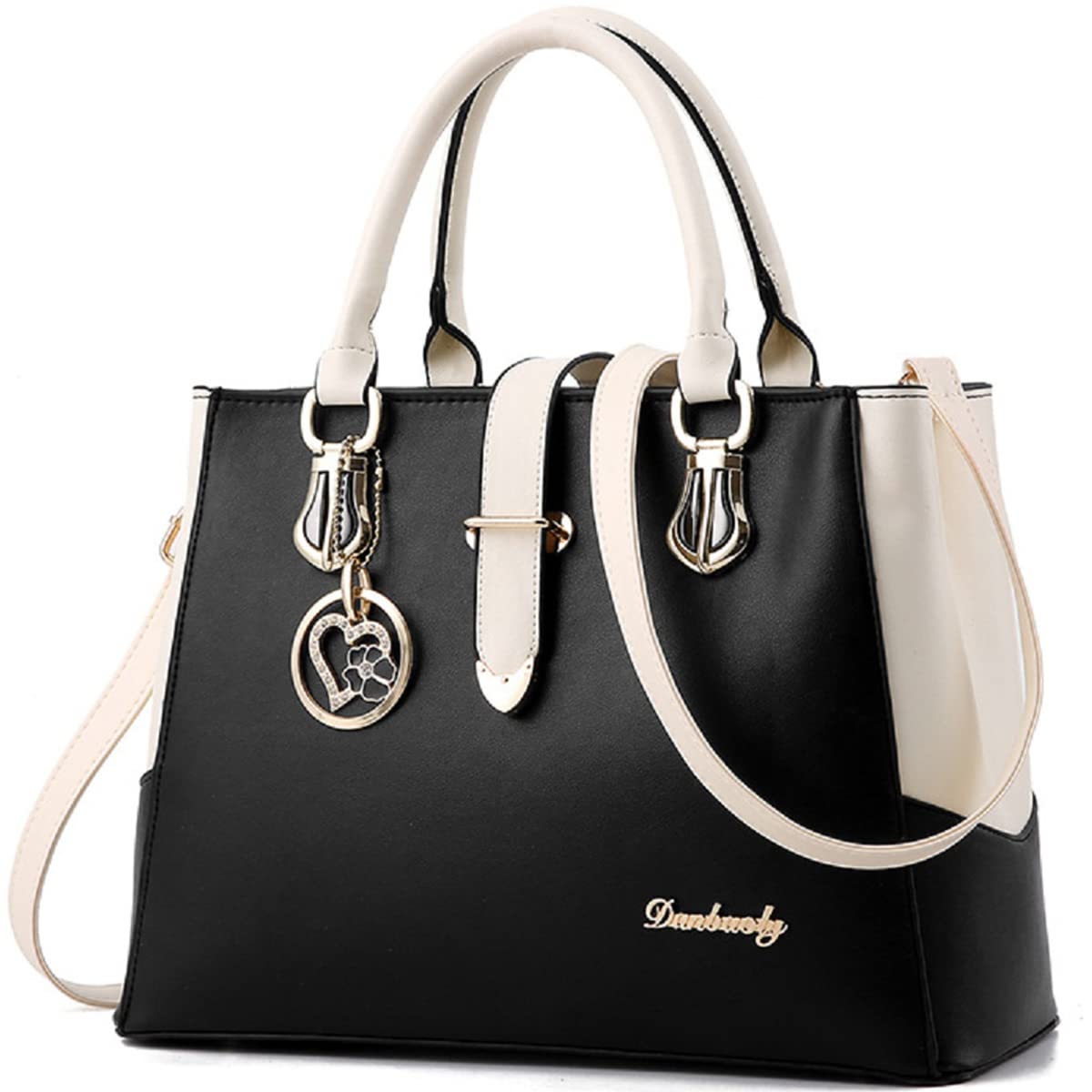 Stylish Women's PU Leather Handbags - Tote, Shoulder & Crossbody Bags with Detachable Long Strap | Perfect for Work, Travel & Everyday Use