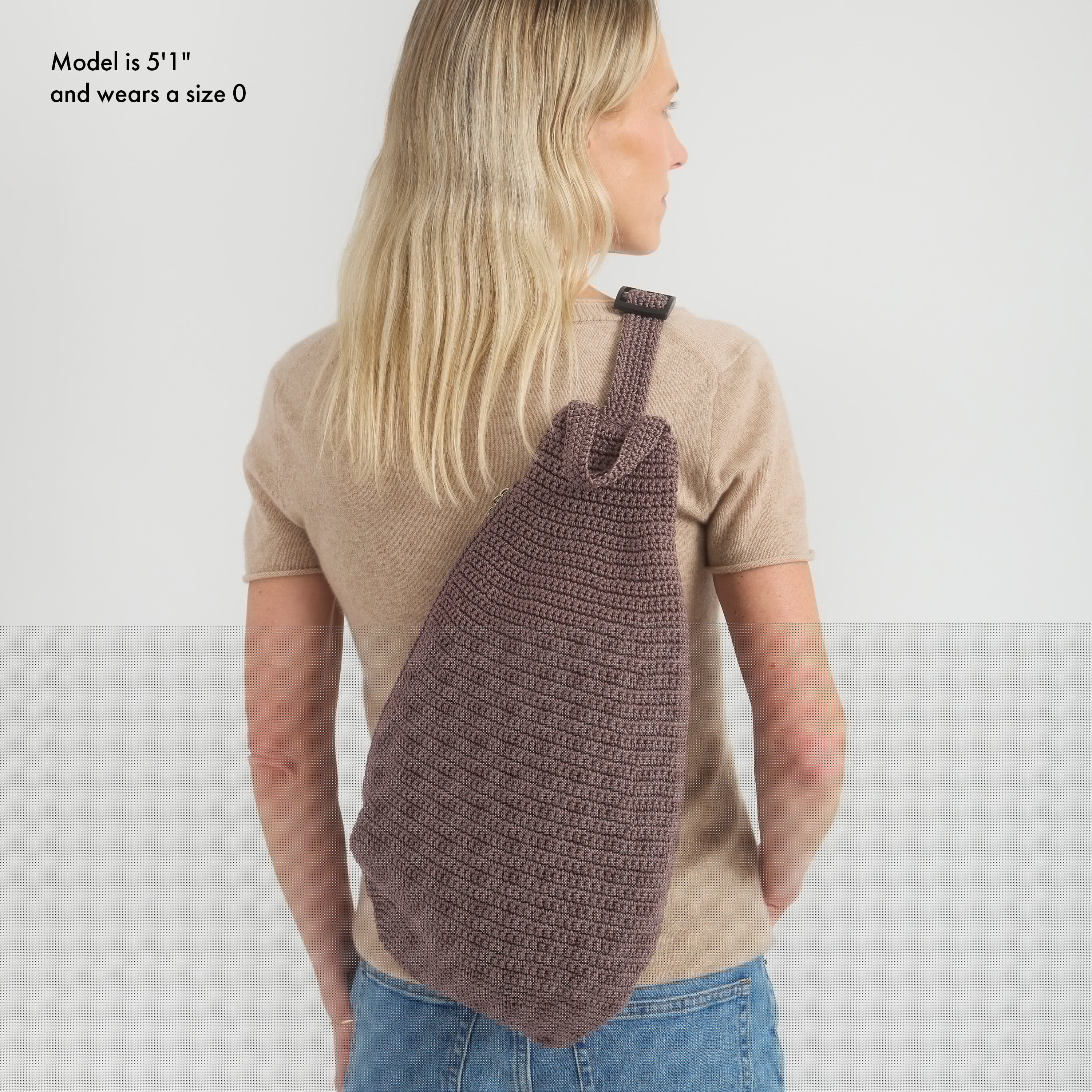 On The Go Sling Backpack - Lightweight Crossbody Travel Bag for Men & Women - Perfect for Hiking, Commuting & Everyday Use