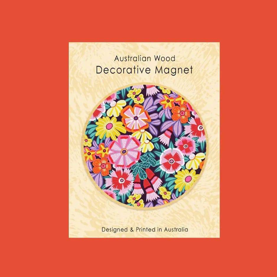 Flower Power Magnet & Greeting Card Gift Set - Perfect for Birthdays, Anniversaries & Thank You Gifts