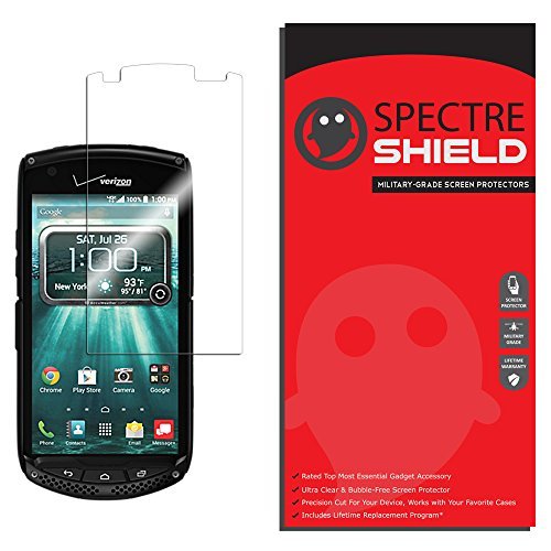 Kyocera Brigadier Screen Protector - Spectre Shield Flexible TPU Film, Case Friendly, Full Coverage Clear Protection for Everyday Use & Outdoor Activities