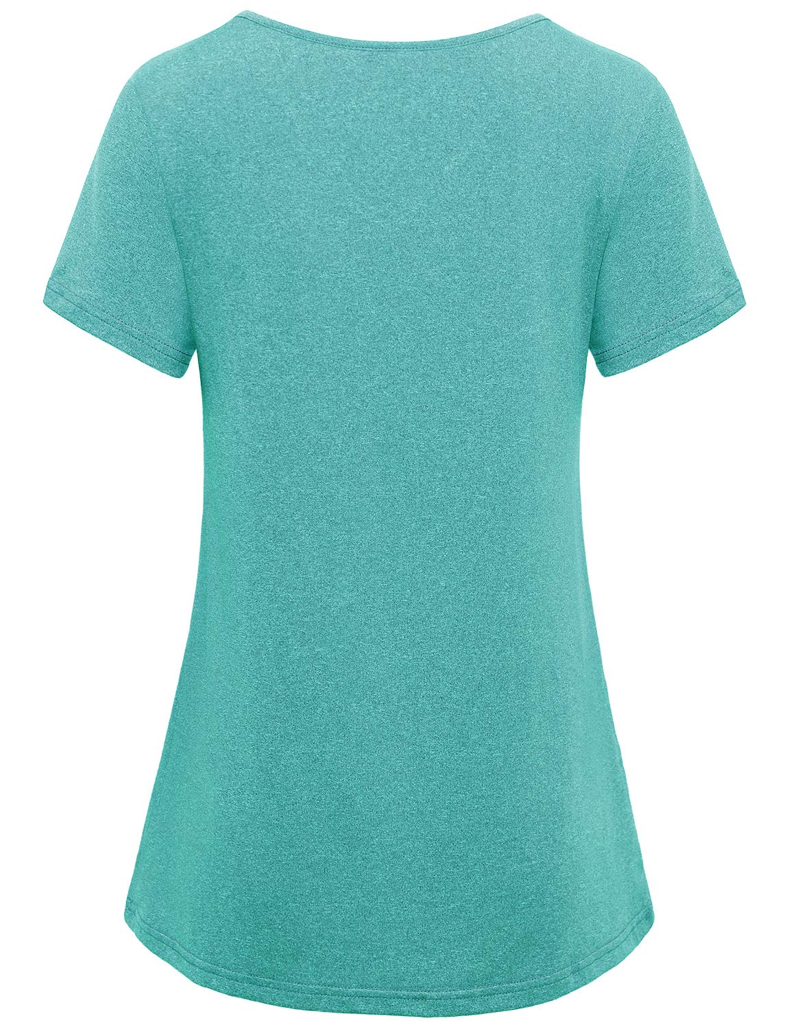 Miss Fortune Women's Fast Dry Yoga Tops - Breathable Workout Shirts for Yoga, Gym & Running | Moisture Wicking Activewear for Women