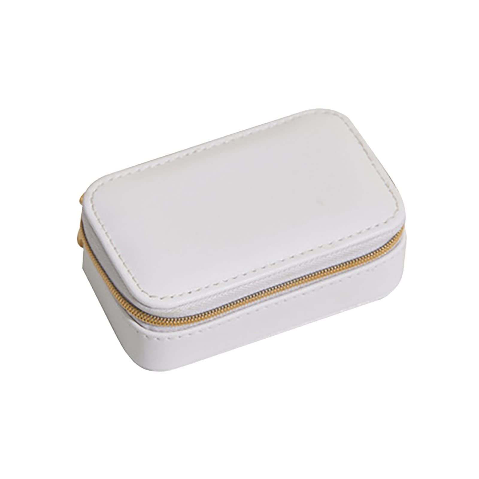 Stylish Jewelry Organizer Travel Case for Women & Girls - Compact Jewelry Storage Box with Stand, Perfect for Makeup & Accessories Organization - Ideal for Travel, Home, and Gift Giving