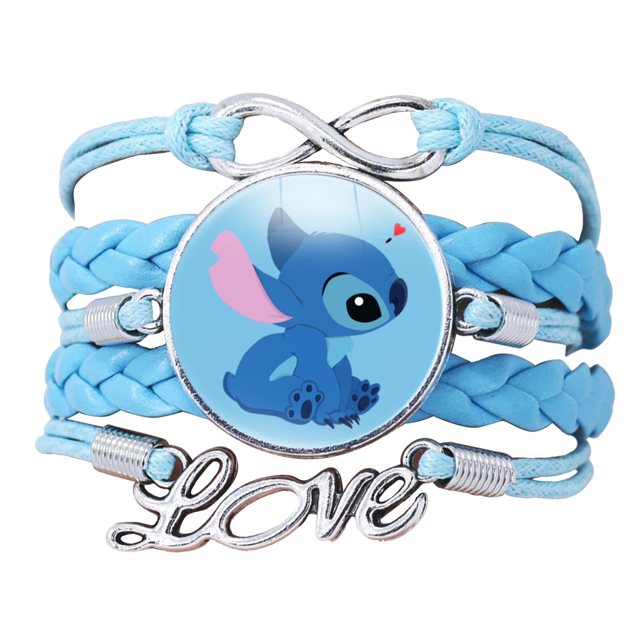 ANEIMIAH Stitch Bracelet - Cute Lilo and Stitch Jewelry for Women & Girls, Perfect Birthday Gift for Disney Fans - Great for Parties, Cosplay, and Everyday Wear