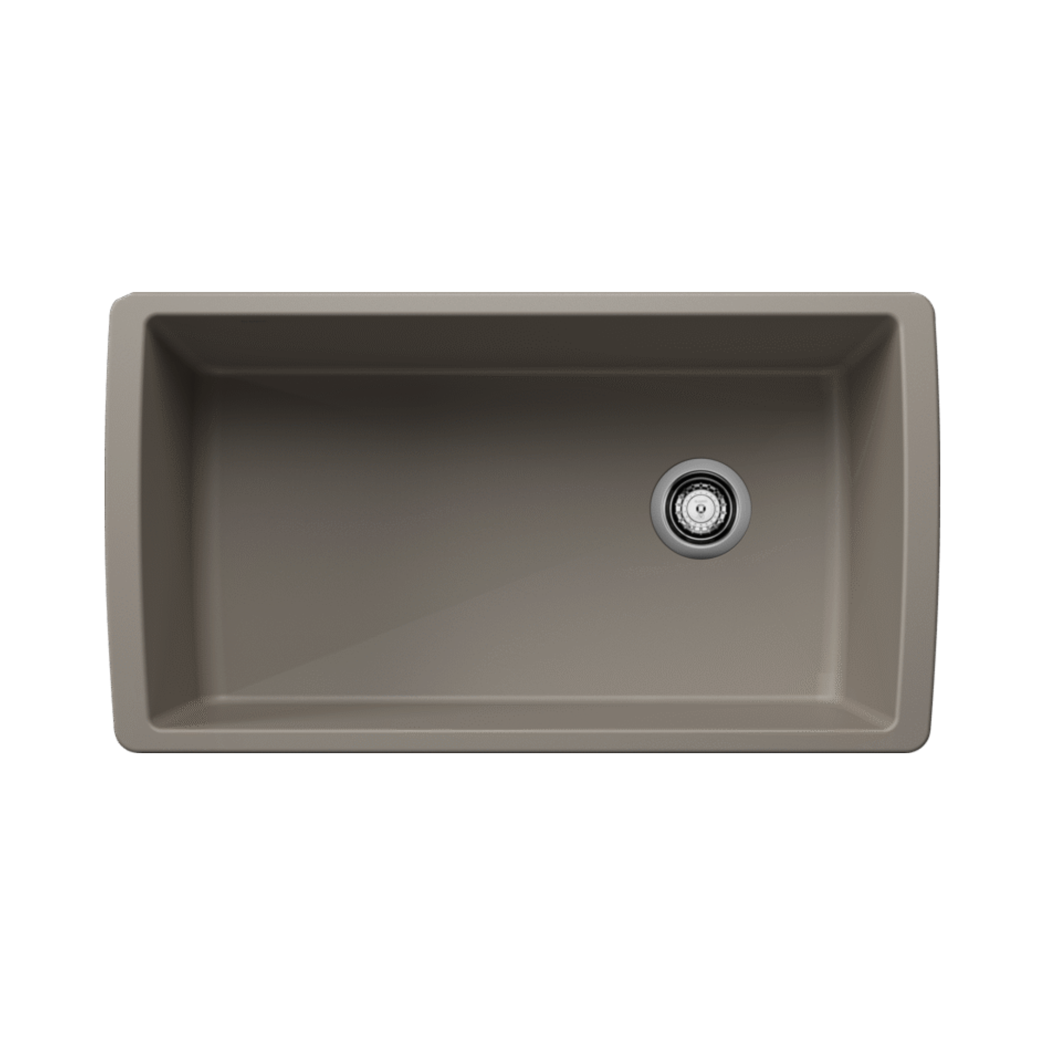 Blanco Diamond Super Single Bowl SILGRANIT Kitchen Sink - Premium Stainless Steel Composite Sink for Modern Kitchens | Perfect for Cooking, Washing Dishes & Food Prep