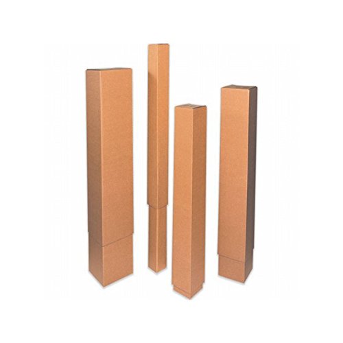 Heavy Duty Telescoping Corrugated Shipping Box 36x36x40 Inches - Kraft Brown Bundle of 5 - Perfect for Moving, Storage & Large Item Packaging