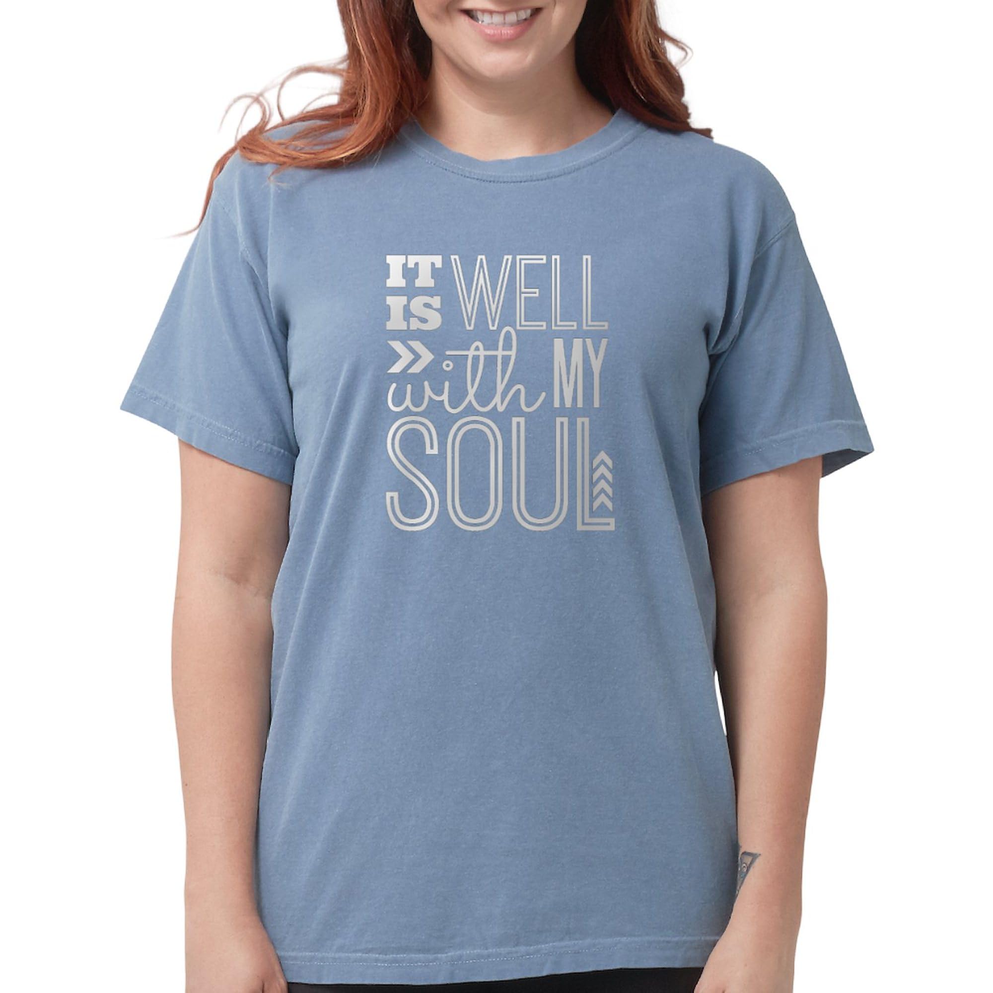 It is Well with My Soul Women's T-Shirt | Comfort Colors® Soft Cotton Tee | Church Worship, Bible Study & Christian Apparel