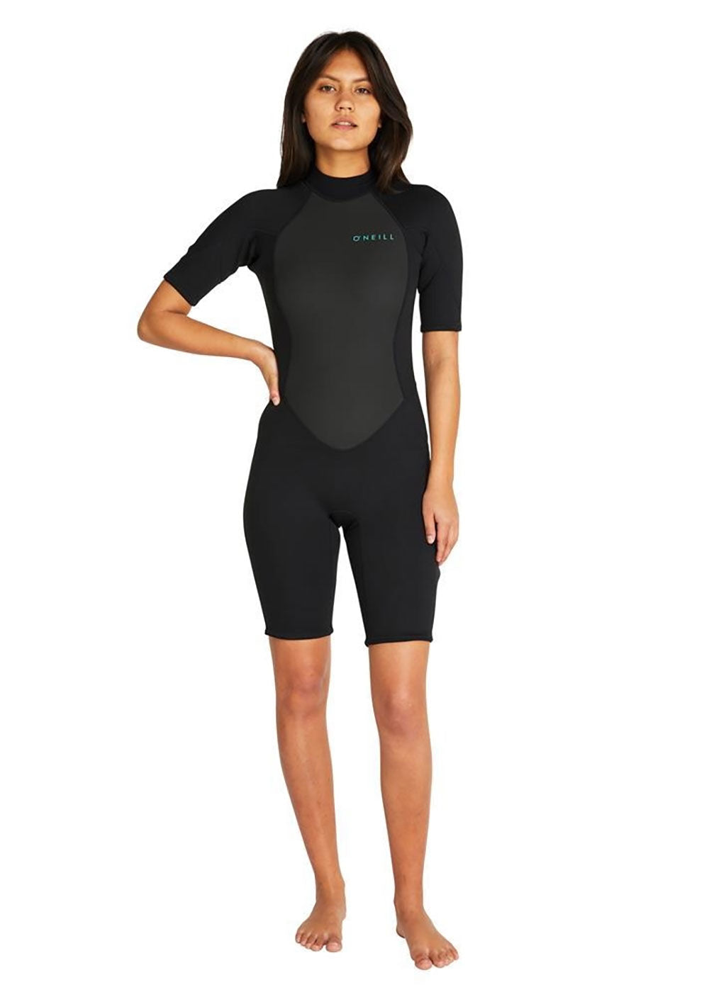 O'Neill Women's Factor SS 2mm BZ Spring Suit Wetsuit - Full Sleeve Neoprene Swimsuit for Surfing, Diving & Water Sports