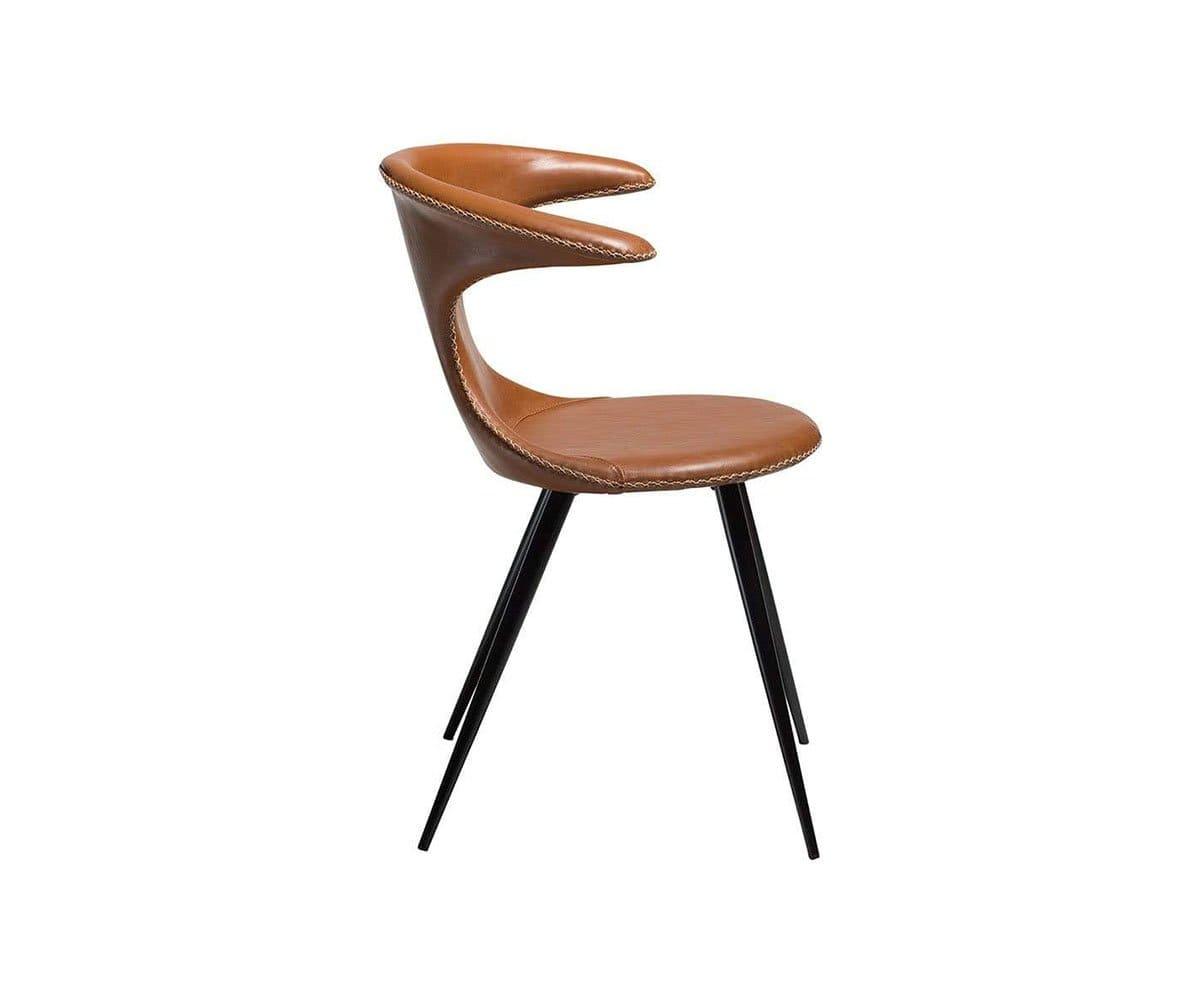 Drake Modern Dining Chair - Mid Century Wooden Dining Room Chair with Upholstered Seat - Perfect for Kitchen, Dining Room, and Home Office