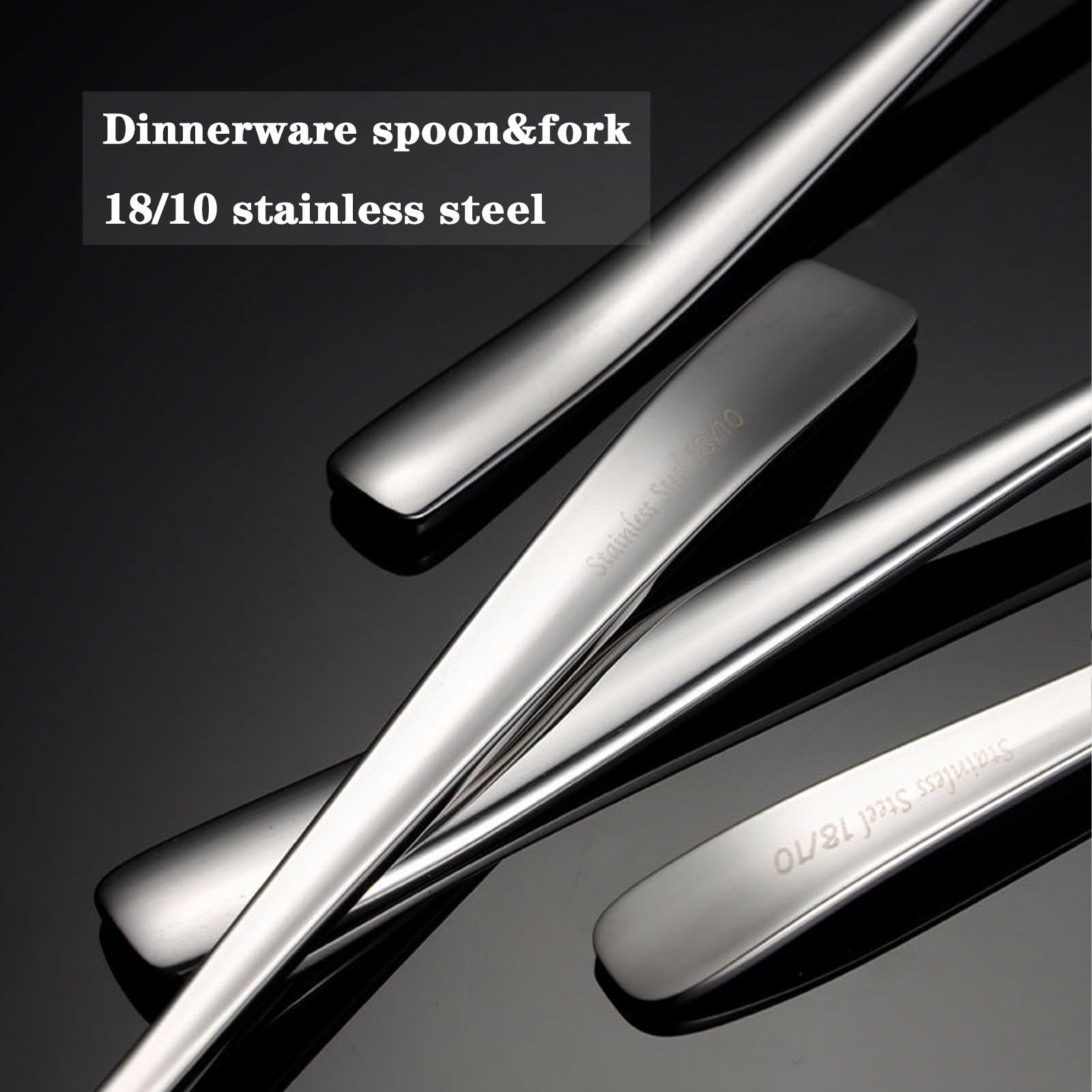 Premium 60-Piece Stainless Steel Silverware Flatware Set - Elegant Luxury Cutlery for 12 People, Dishwasher Safe | Perfect for Dinner Parties, Weddings & Everyday Dining