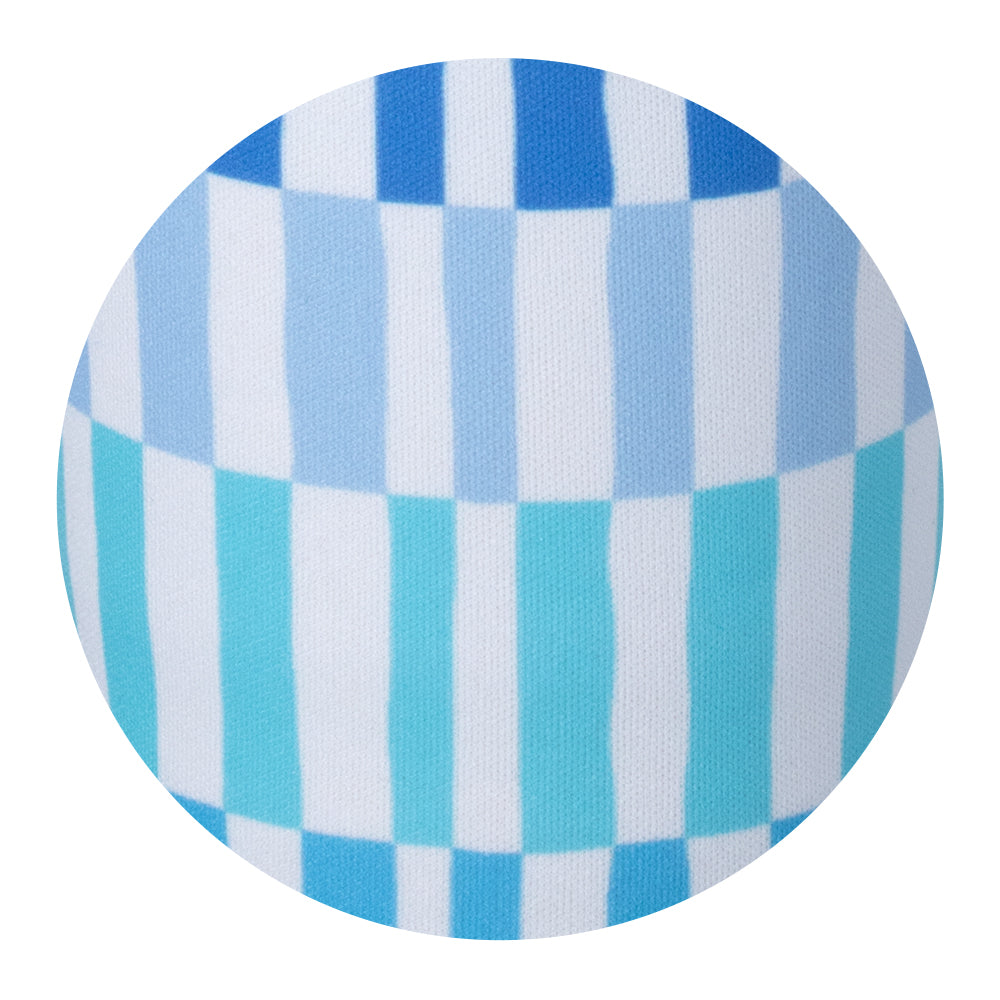 Glacier Stripe Small Insulated Iced Cup Coolie - Perfect for Summer Drinks, Beach Parties, and Outdoor Picnics