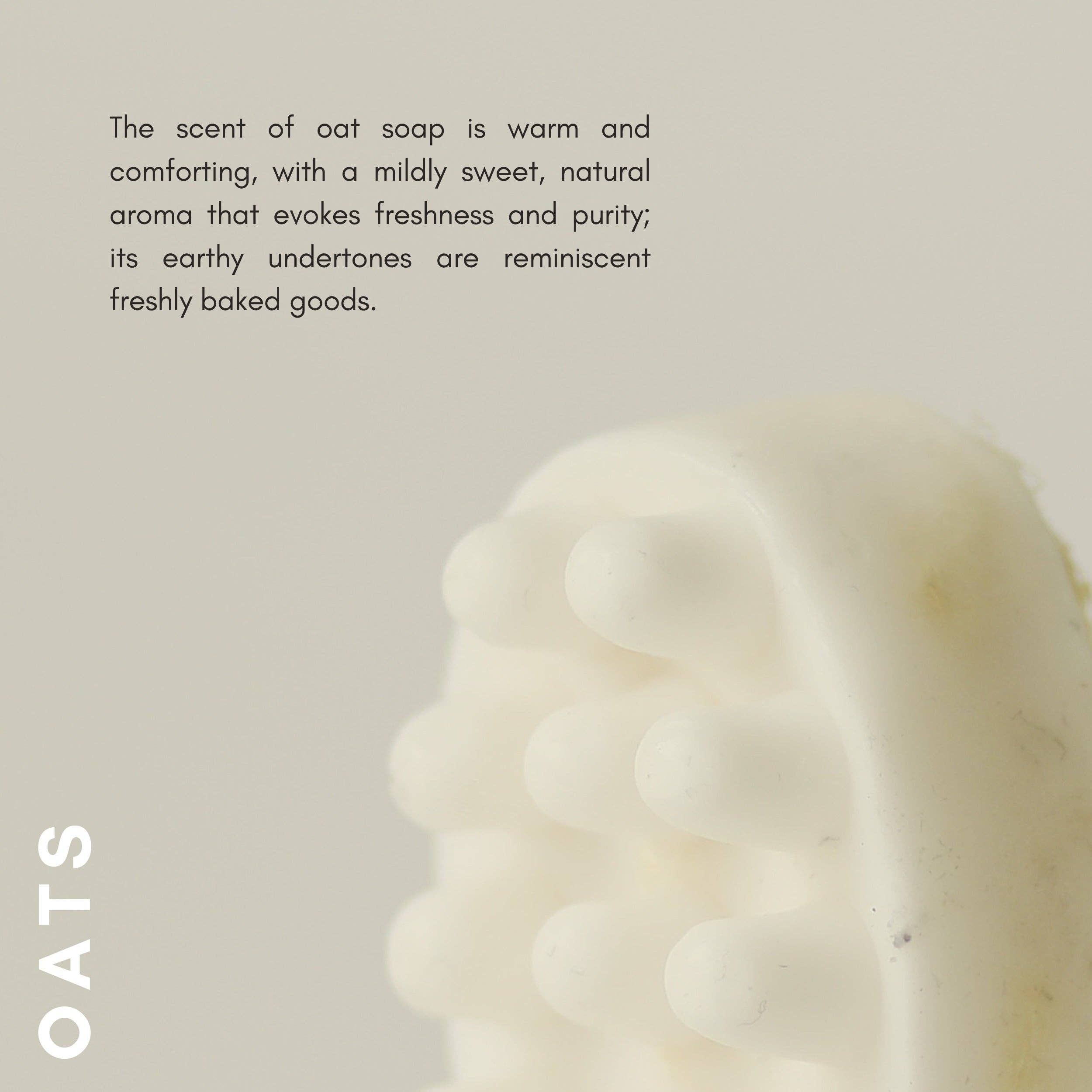 Oatmeal Massage Bar Soap for Relaxation - Natural Skin Care & Aromatherapy | Perfect for Spa, Bath & Self-Care Routines