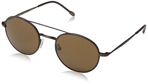 John Varvatos V799 Round Sunglasses for Men - Polarized UV Protection Aviator Sunglasses - Stylish & Durable for Driving, Outdoor Activities & Fashion
