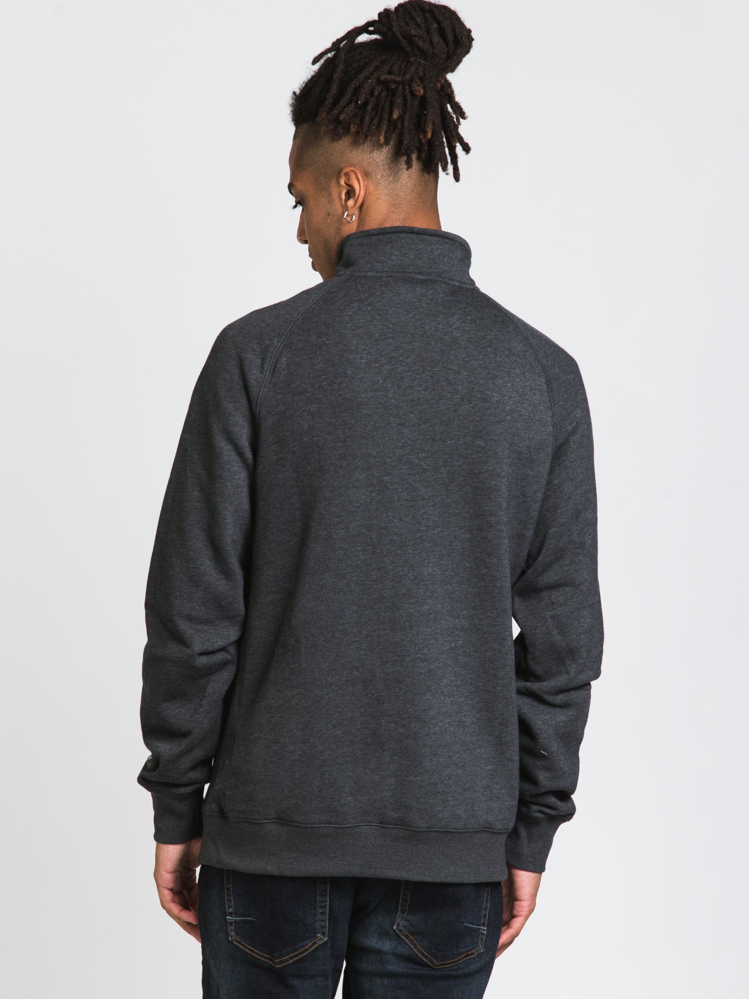 Carhartt Men's 1/4 Zip Mock Neck Sweatshirt - Lightweight Fleece Pullover for Work & Outdoor Activities - Clearance Sale