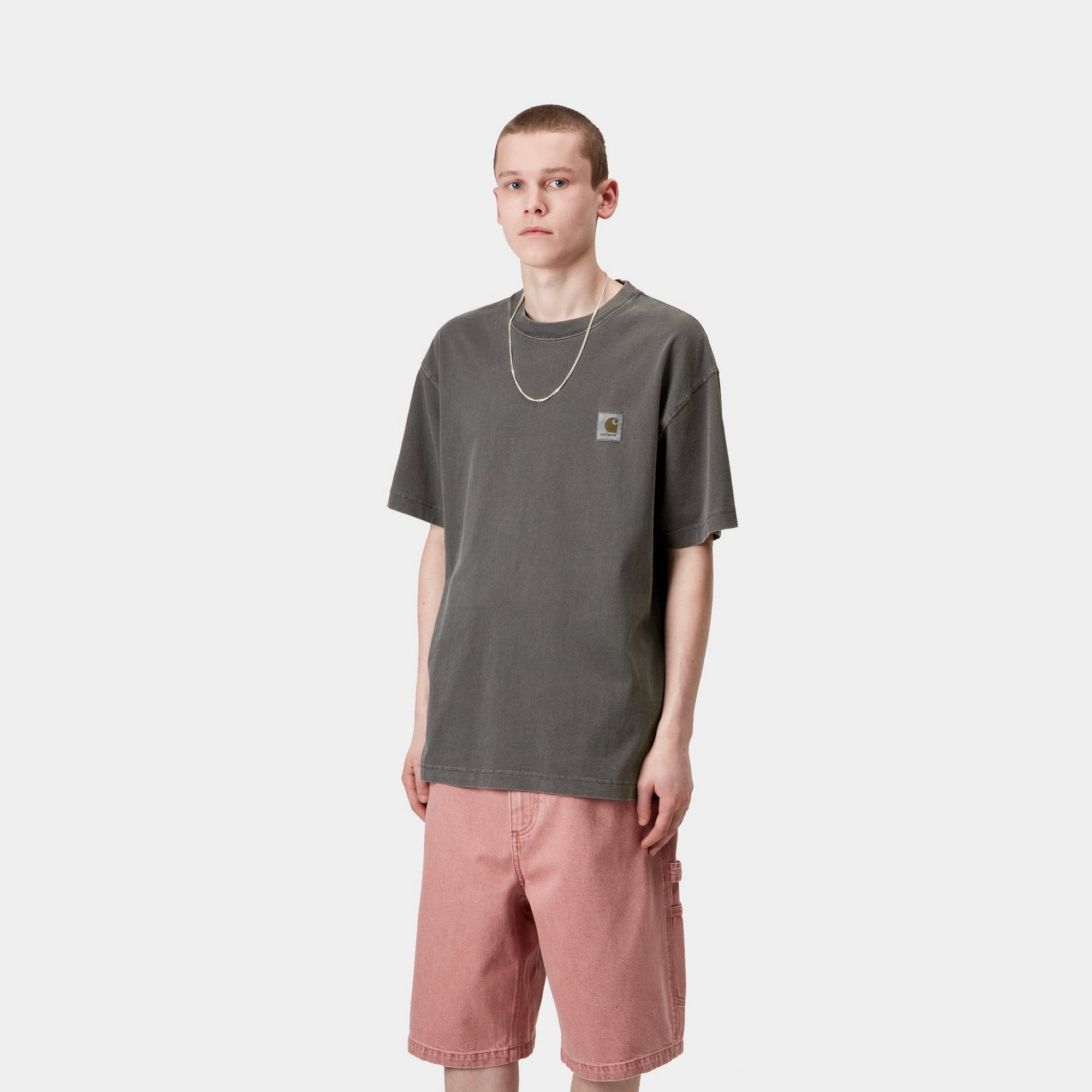 Nelson Graphite T-Shirt for Men - Comfortable Cotton Tee for Casual Wear, Gym & Everyday Outfits