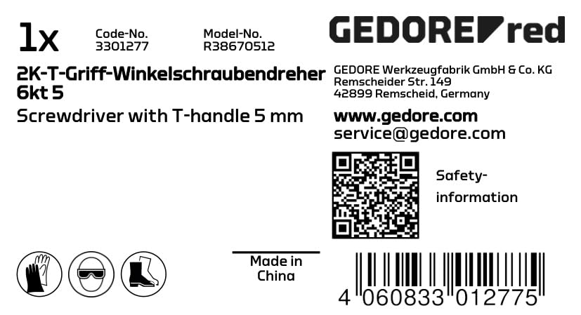 2C-T Offset Screwdriver with Hexagon Size 5mm - Perfect for Tight Spaces & DIY Repairs