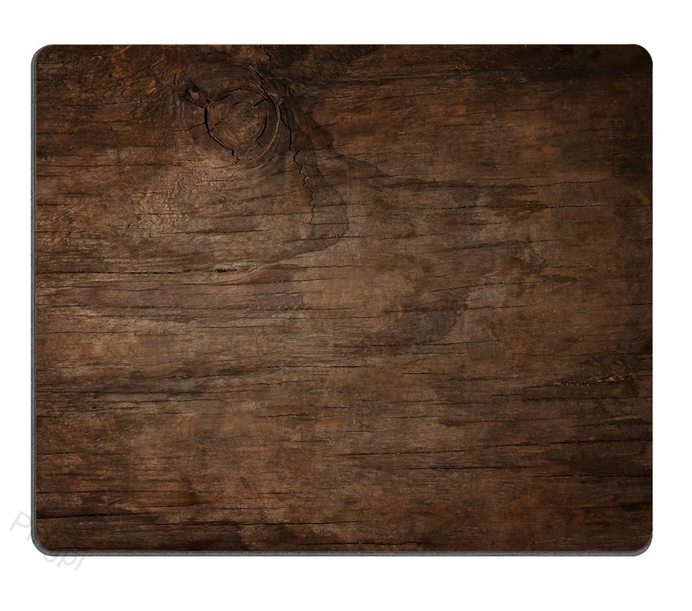 Premium Wood Grain Mouse Pad - Non-Slip Rubber Backing Gaming Mousepad for PC & Laptop - Natural Bark Texture Design for Office, Gaming, and Home Workspace Decor