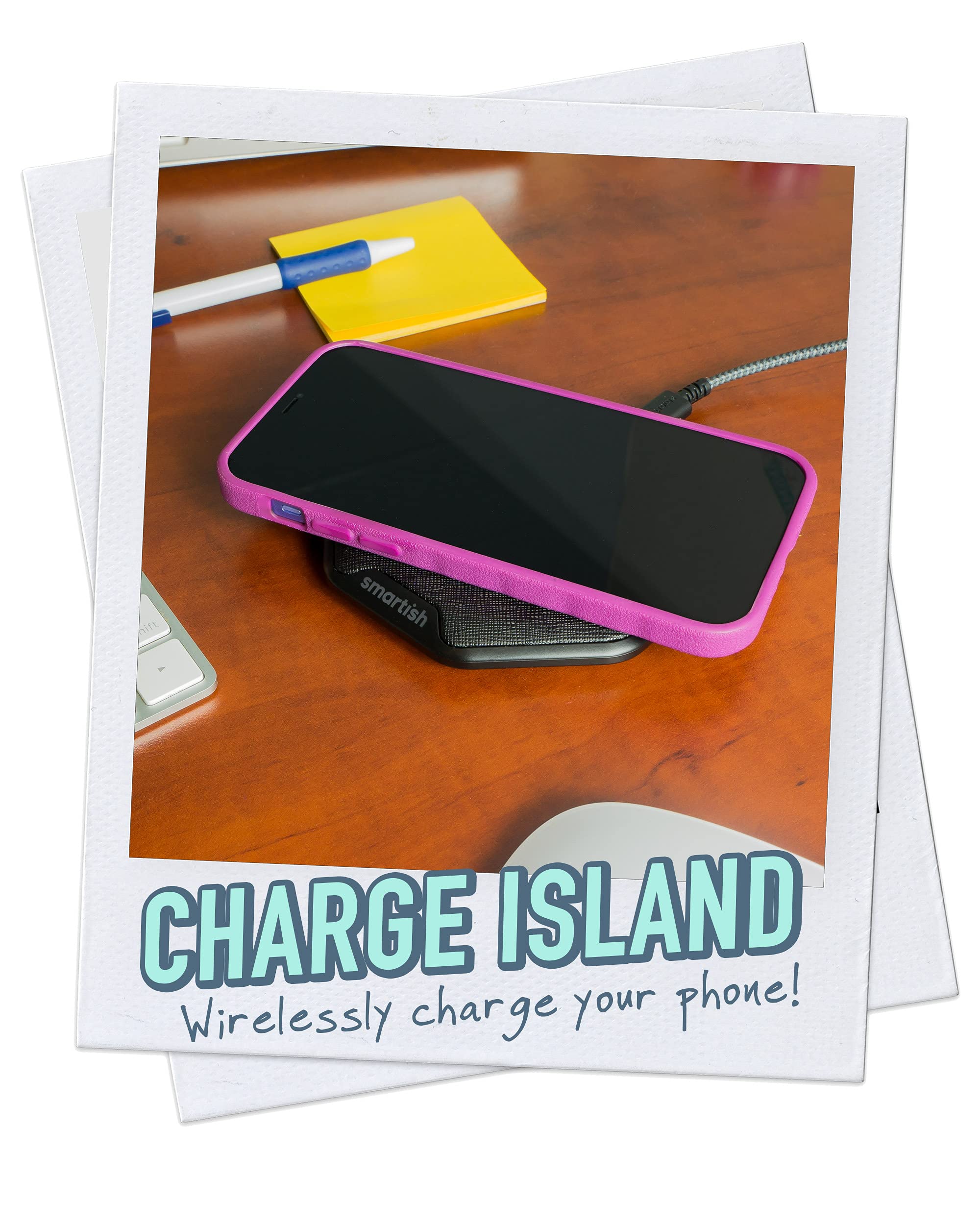 Fast Wireless Charger 15W Qi-Certified - Universal Charging Pad for iPhone 15/14/13, Samsung Galaxy S23/S22, AirPods Pro - Non-Slip Textured Surface - Perfect for Bedside, Office & Car Charging