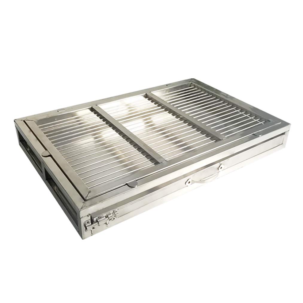 Lockable Stainless Steel Dog Toilet Potty Trainer - Slide-Out Large Capacity Tray for Indoor/Outdoor Use - Easy to Clean & Floor Protection - Perfect for Puppy Training, Apartment Living & Travel