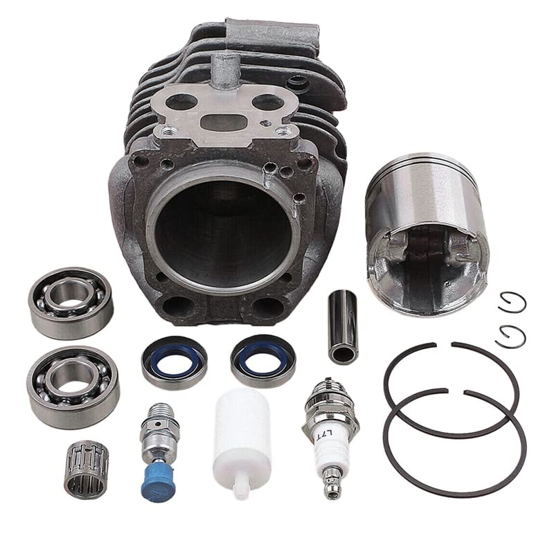 CYBERK 51mm Cylinder Piston Kit - Compatible with Husqvarna Partner K760 760 Cut-Off Saw - High Performance Carburetor Accessories for Professional Construction & Landscaping Projects