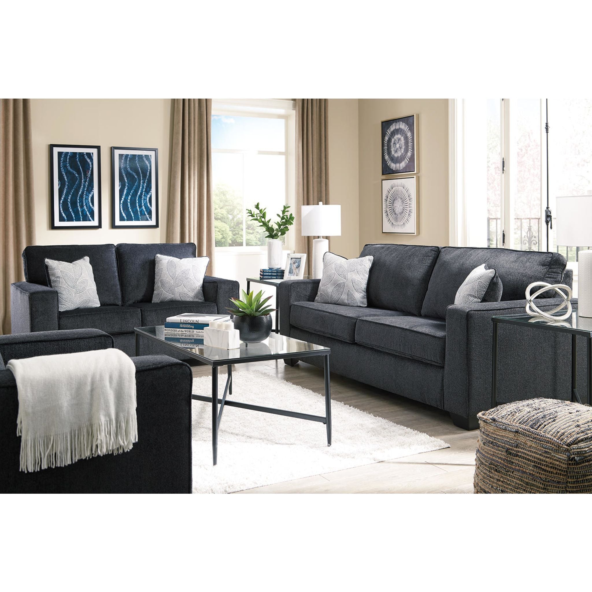 Altari Loveseat - Modern Small Couch for Living Room, Apartment & Office | Comfortable 2-Seater Sofa for Cozy Spaces, Compact Furniture for Small Homes