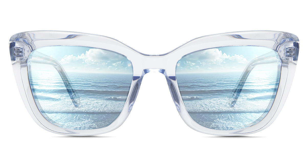 LESA Women's Prescription Tinted Glasses - Stylish & UV Protection for Reading, Driving & Outdoor Activities