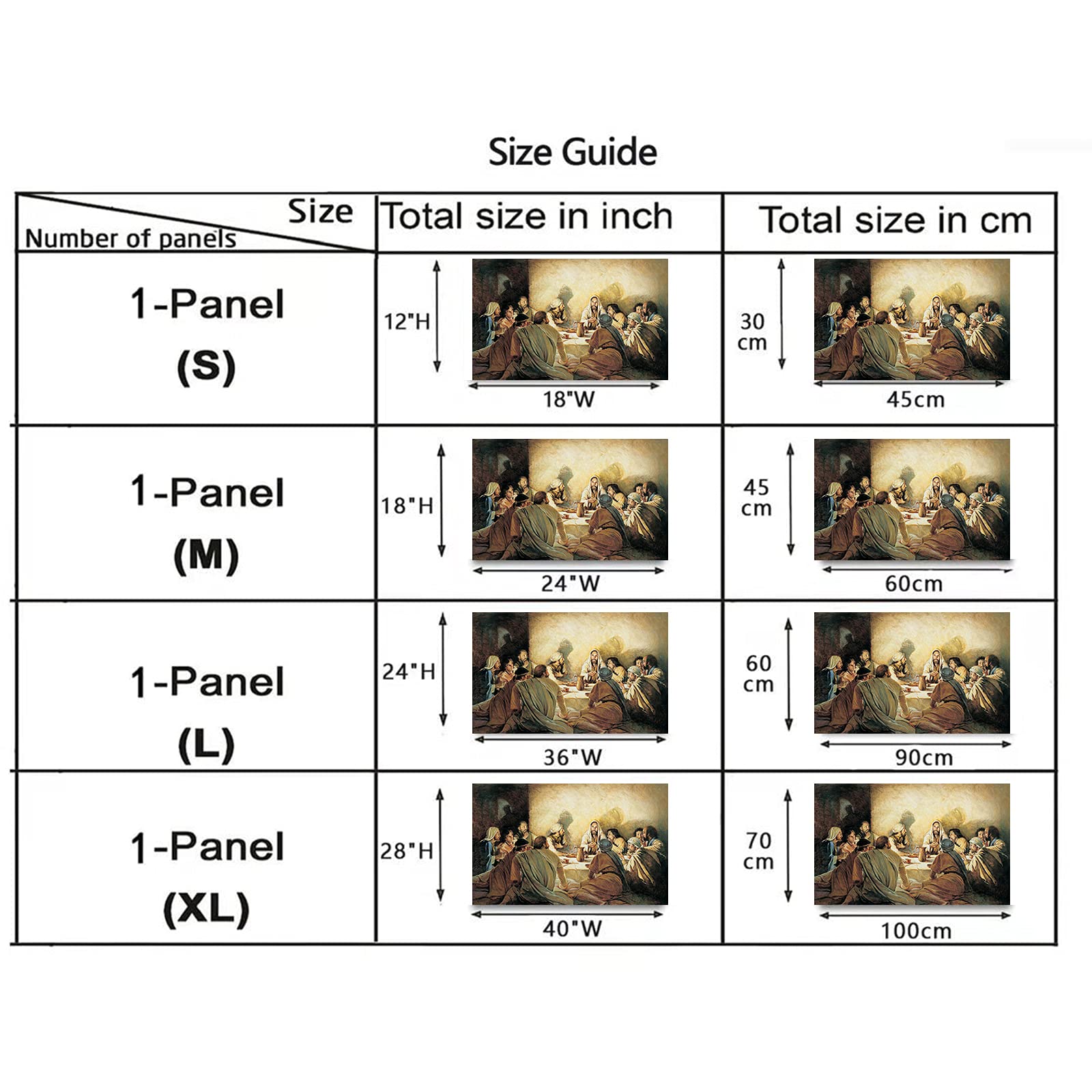 The Last Supper Canvas Wall Art - 28x40 Inches Christian Religious Painting for Dining Room Decor, Home & Church Wall Decor - Perfect for Living Room, Bedroom & Office