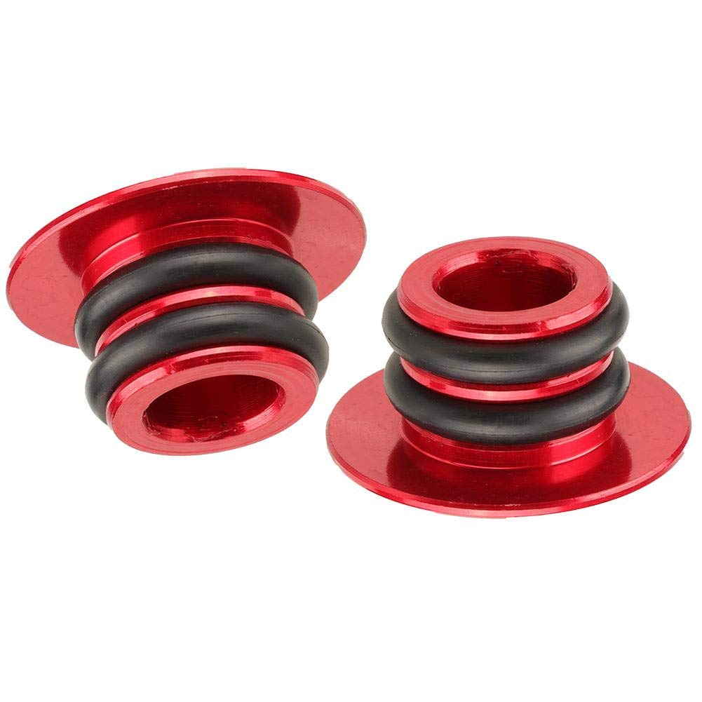 Premium Aluminum Alloy Handlebar End Plugs for Bicycles - Universal Fit for Mountain Bike, Road Bike, MTB, BMX - Durable Cycling Accessories for Safety & Style - Perfect for Commuting, Racing & Off-Road Adventures