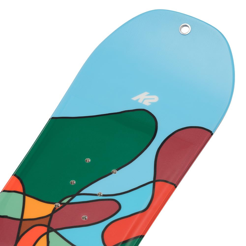 K2 Lil KAT Girls' Snowboard - Perfect for Young Riders & Beginners | All-Mountain Freestyle Snowboard for Girls Ages 6-12 | Ideal for Park, Powder & Groomed Runs