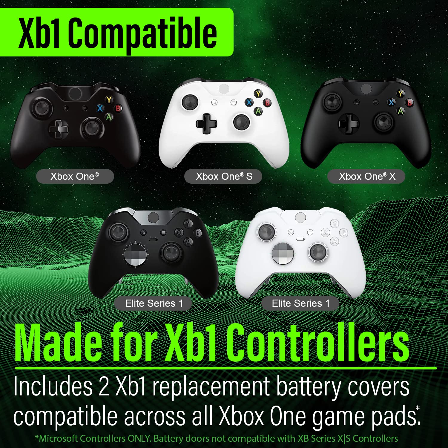 Nyko Power Kit Plus for Xbox One - Rechargeable Battery Pack with 2 Batteries & Micro-USB Charging Cable - Compatible with Xbox One Controllers (Not for Xbox Series S/X or Home Button Controllers) - Perfect for Long Gaming Sessions & Wireless Play